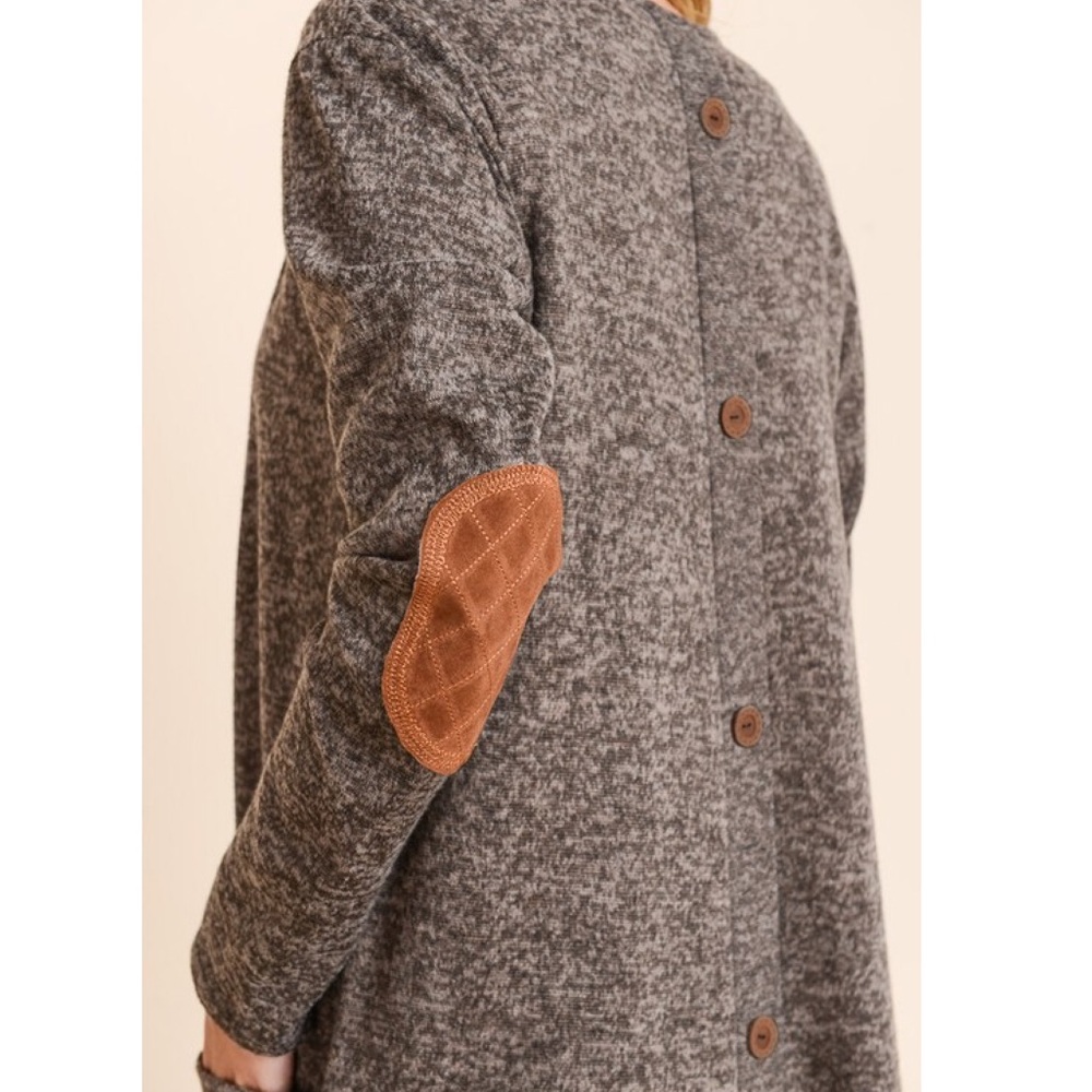 🍂 Open Front Cardigan Sweater - Picture 3 of 8